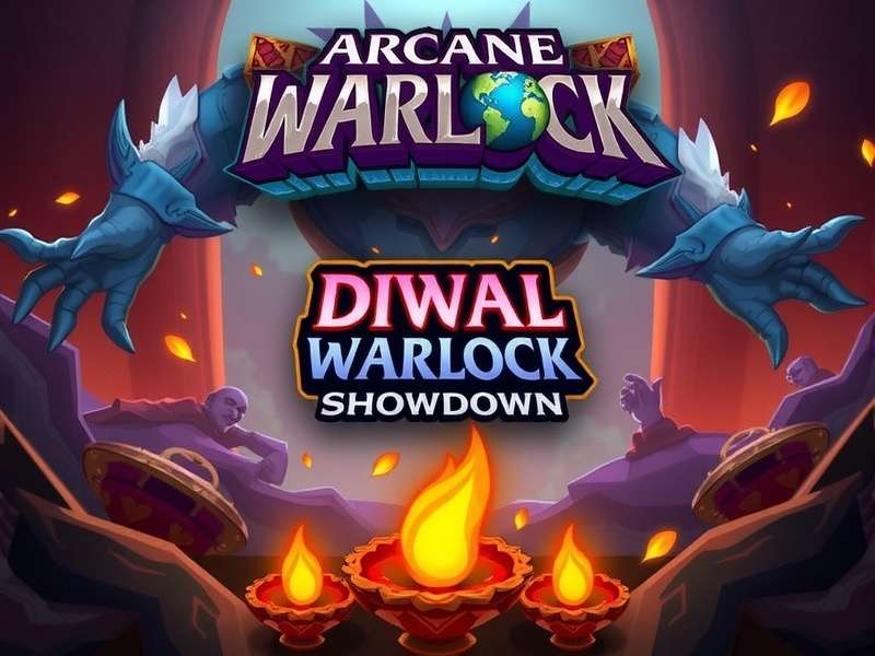 Arcane Warlock Showdown Game Banner